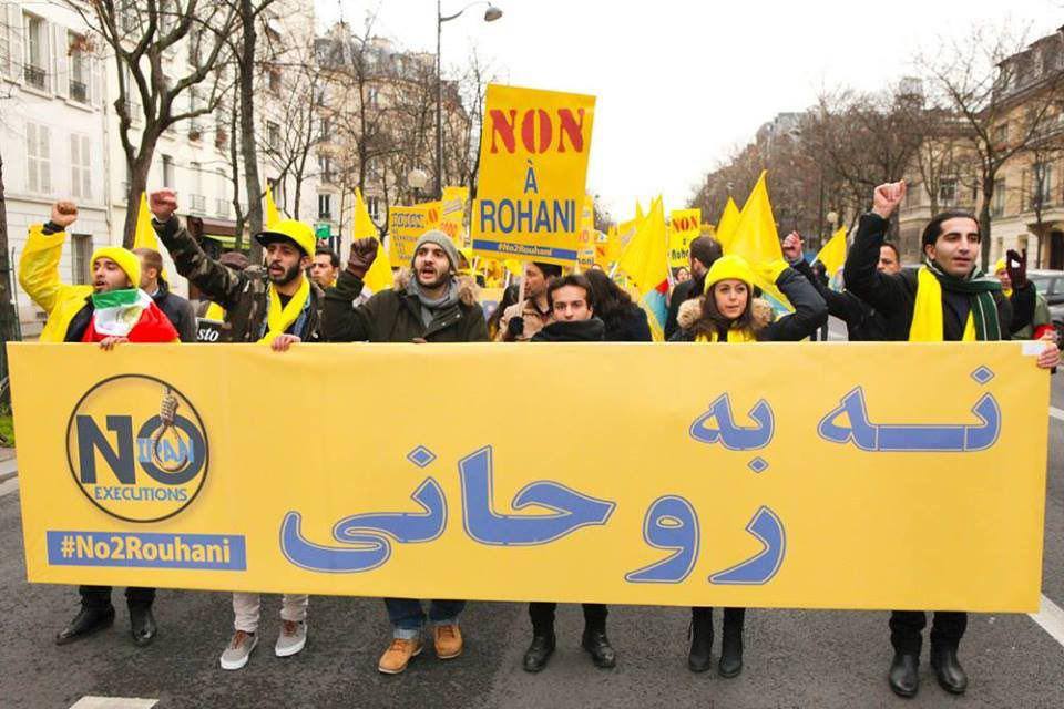 مظاهرات عدة ضد استقبال روحاني في النمسا وسويسرا