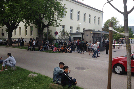 ترايسكيرخن, مركز ترايسكيرخن لاستقبال اللاجئين
