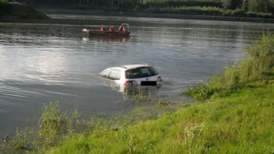 النمسا العليا, الدانوب, غرق سيارة في النمسا