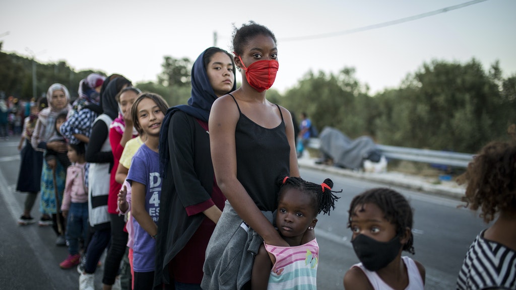 اللاجئون في اليونان, مخيم موريا