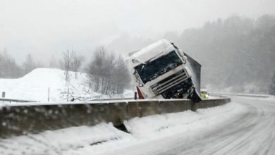تساقط الأمطار والثلوج في جنوب النمسا