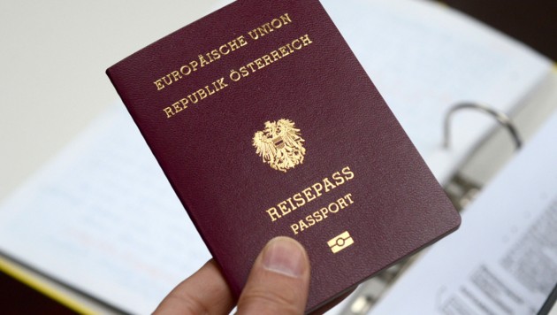 الجنسية النمساوية، جواز السفر النمساوي
