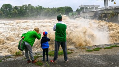 عواصف وفيضانات في النمسا