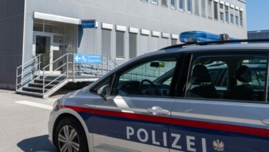 جريمة قتل في النمسا، سيارة شرطة