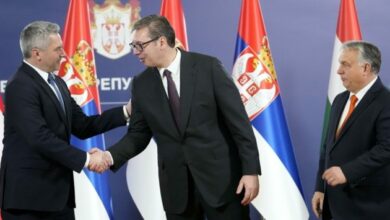 الرئيس الصربي ونيهامر وأوربان