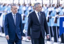 المستشار النمساوي كارل نيهامر في أنقرة مع الرئيس التركي رجب طيب أردوغان